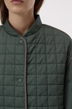 Closed Reversible quilted coat Pini green Discount