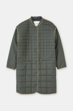 Closed Reversible quilted coat Pini green Discount