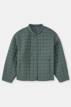 Closed Reversible quilted jacket Pini green Clearance