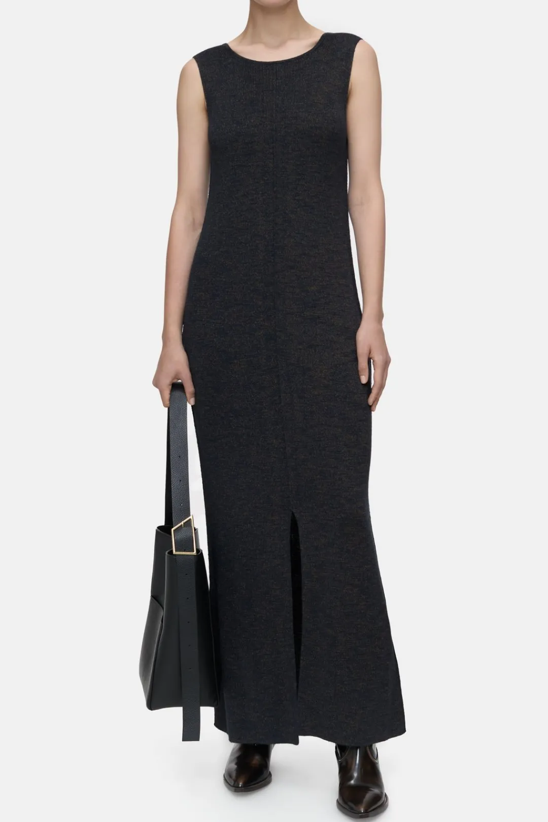 Closed Rib knit dress Smokey blue Sale