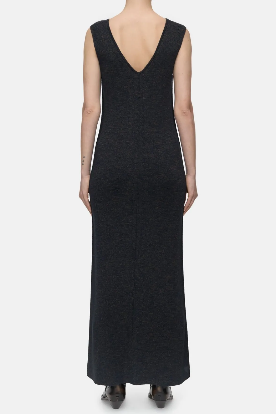Closed Rib knit dress Smokey blue Sale