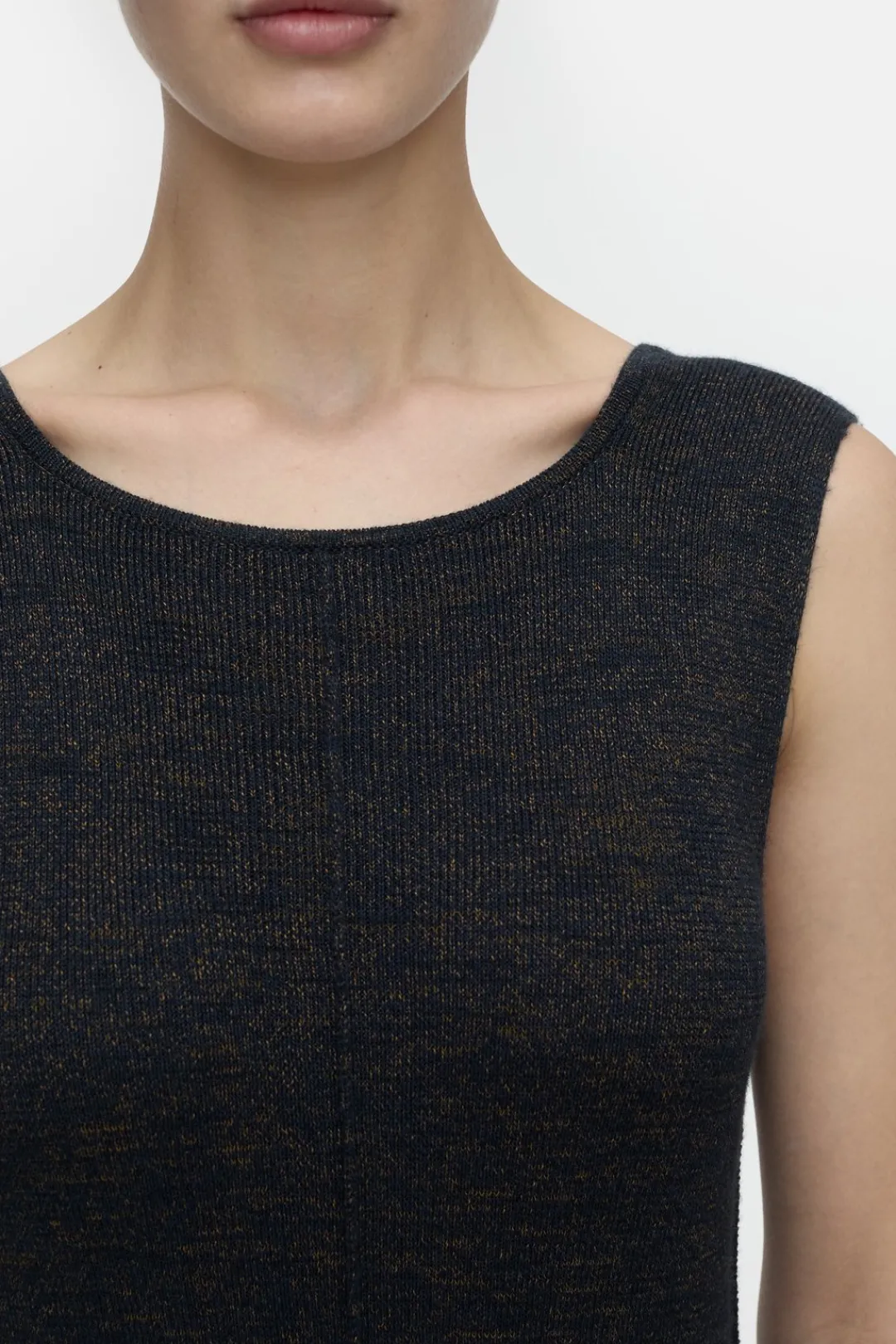 Closed Rib knit dress Smokey blue Sale