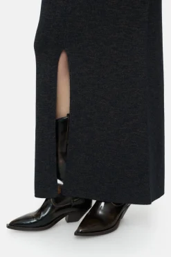 Closed Rib knit dress Smokey blue Sale