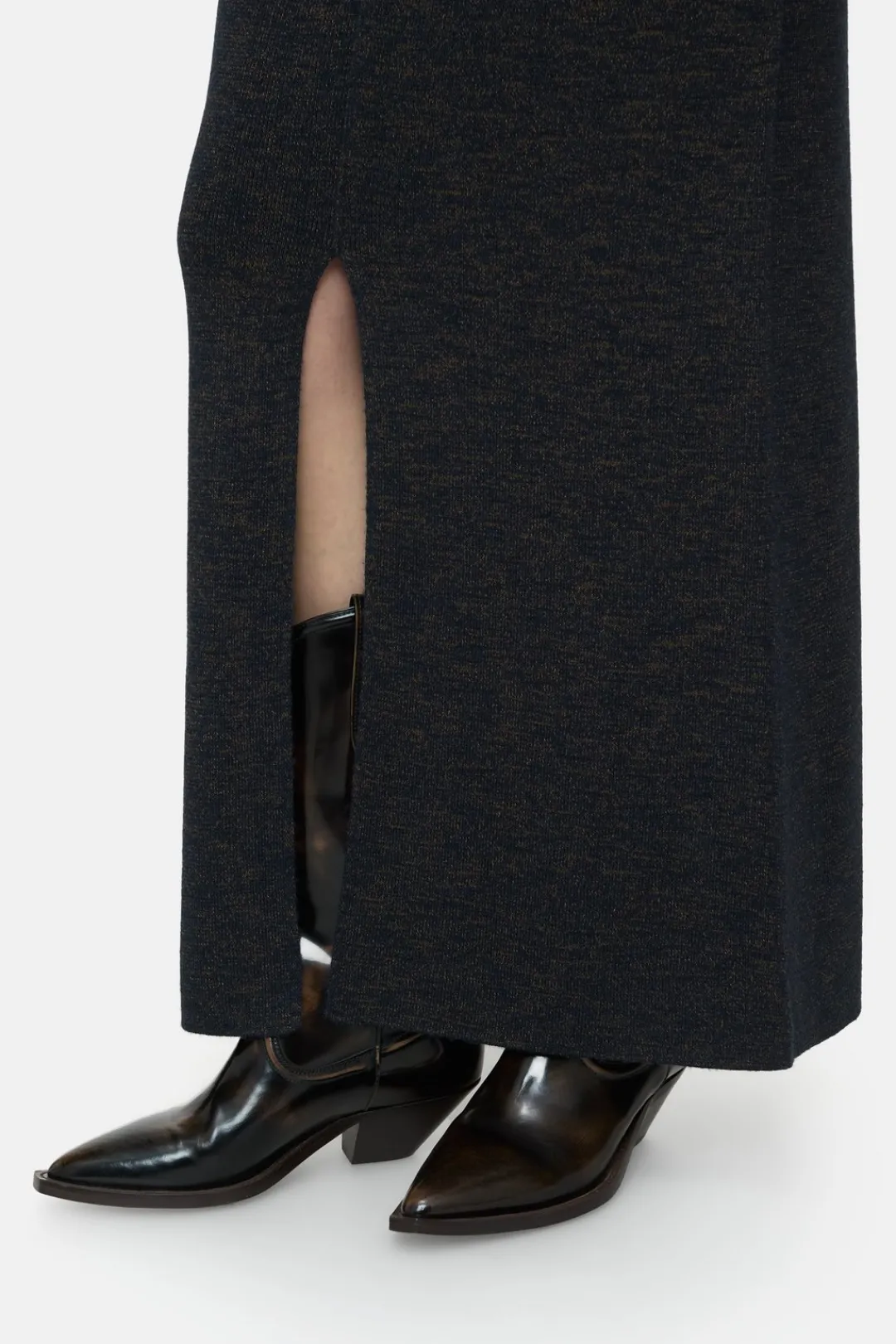 Closed Rib knit dress Smokey blue Sale