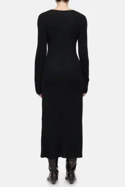 Closed Rib knit dress Black Online