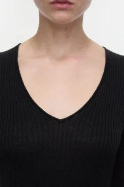 Closed Rib knit dress Black Online
