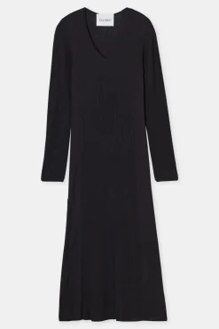 Closed Rib knit dress Black Online