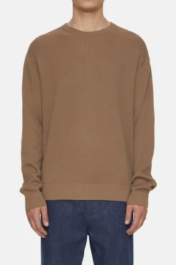 Closed Rib Sweater Brown sugar Sale