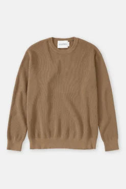 Closed Rib Sweater Brown sugar Sale