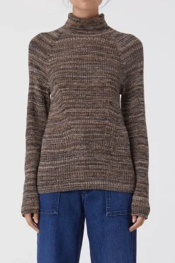 Closed Rib Turtleneck blue heather Sale