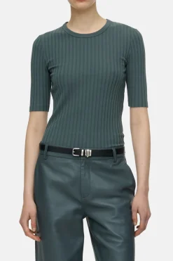 Closed Ribbed T-shirt Pini green Sale