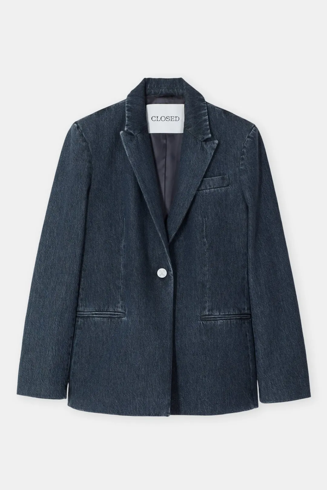 Closed Rigid denim blazer Dark blue Outlet