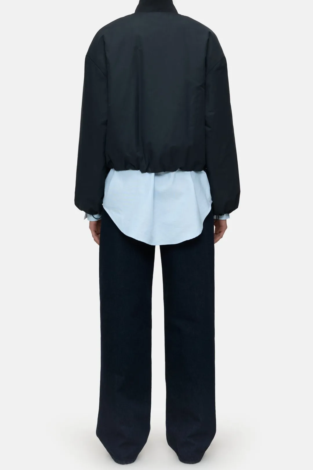 Closed Short bomber jacket Smokey blue Best