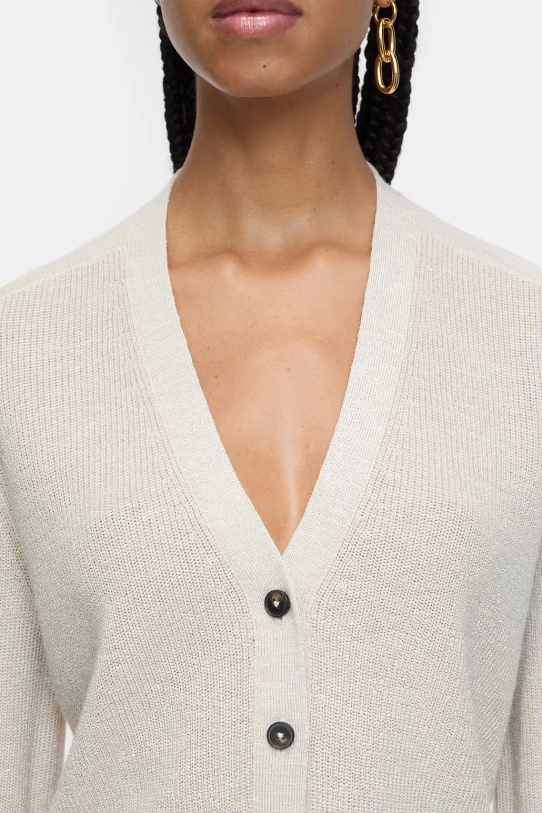 Closed Short cardigan Sabbia beige