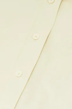 Closed Short Cotton Poplin Blouse Vanilla beige New