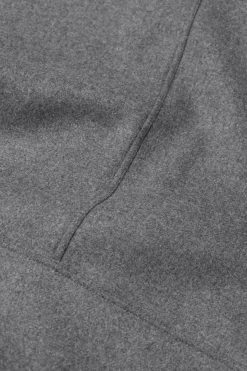 Closed Short jacket in wool mix Dark grey melange Best
