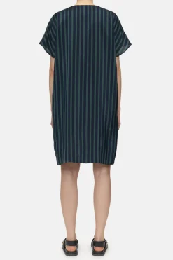 Closed Short-sleeved dress Space blue Sale