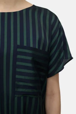 Closed Short-sleeved dress Space blue Sale