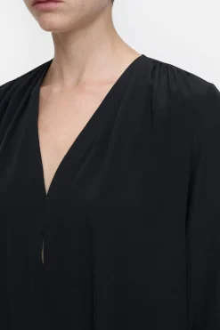 Closed Silk blouse Black Outlet