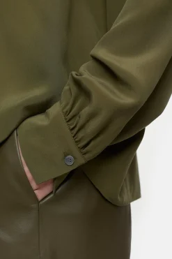 Closed Silk blouse Ver green Clearance