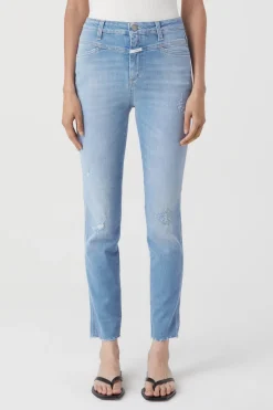 Closed Skinny Jeans - Style Name Skinny Pusher Mid blue Hot