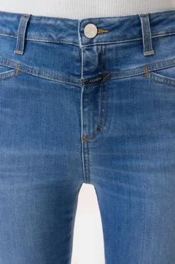 Closed Skinny Jeans - Style Name Skinny Pusher Mid blue Hot