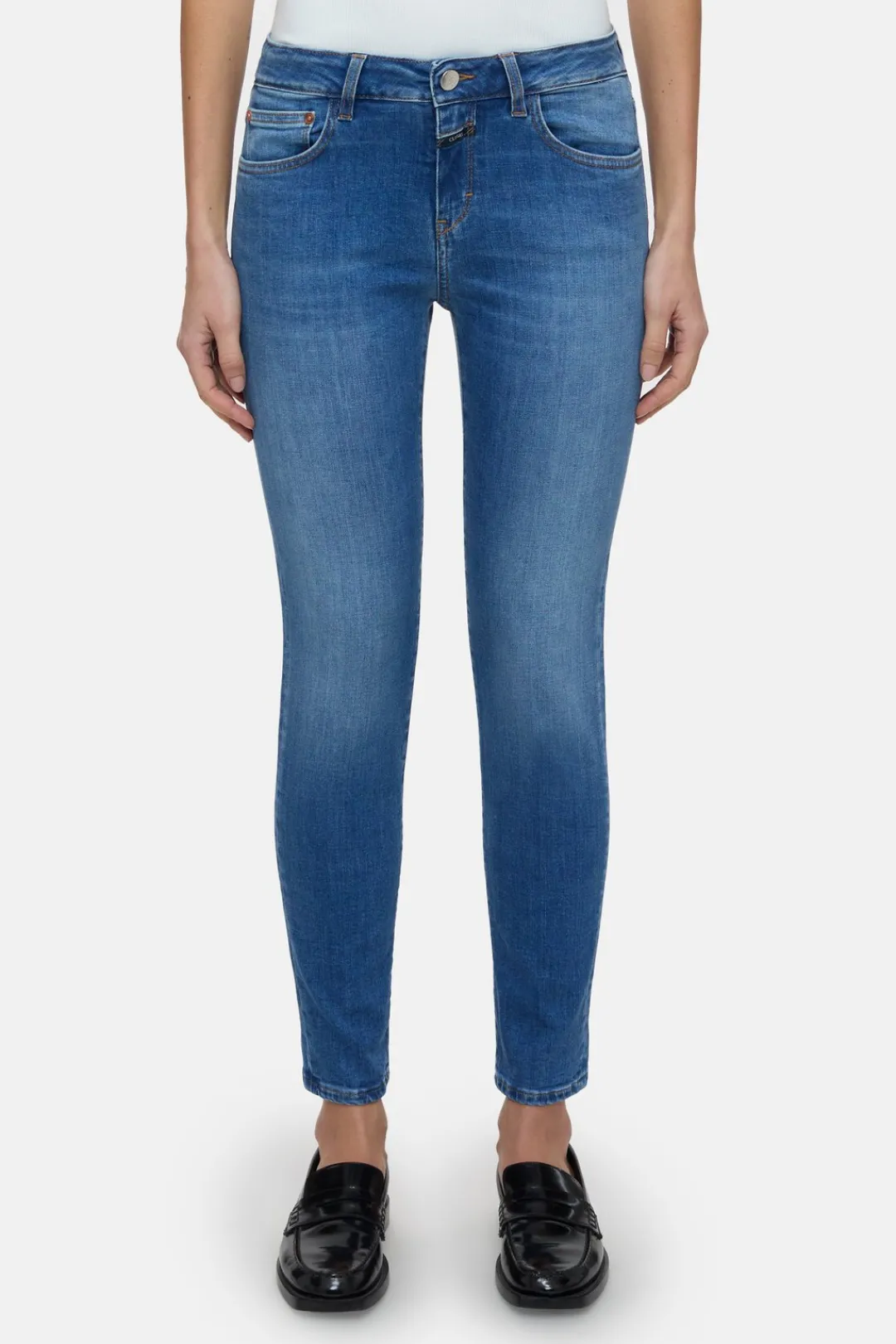 Closed Skinny Jeans - Style Name Baker Mid blue Sale
