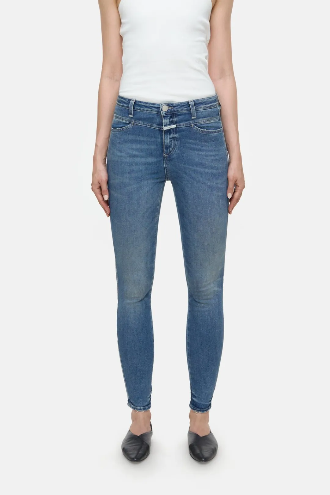 Closed Skinny Jeans - Style Name Skinny Pusher Dark blue New