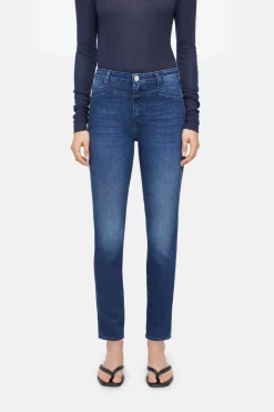 Closed Skinny Jeans - Style Name Skinny Pusher Dark blue Discount