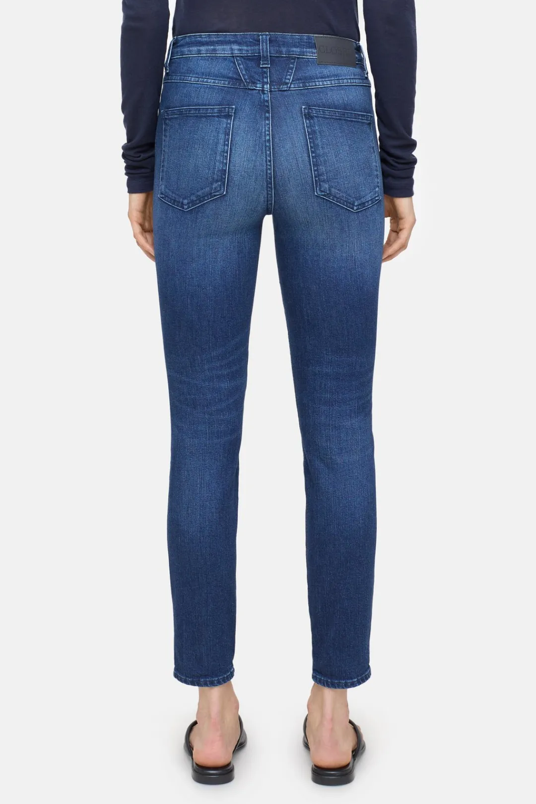 Closed Skinny Jeans - Style Name Skinny Pusher Dark blue Discount