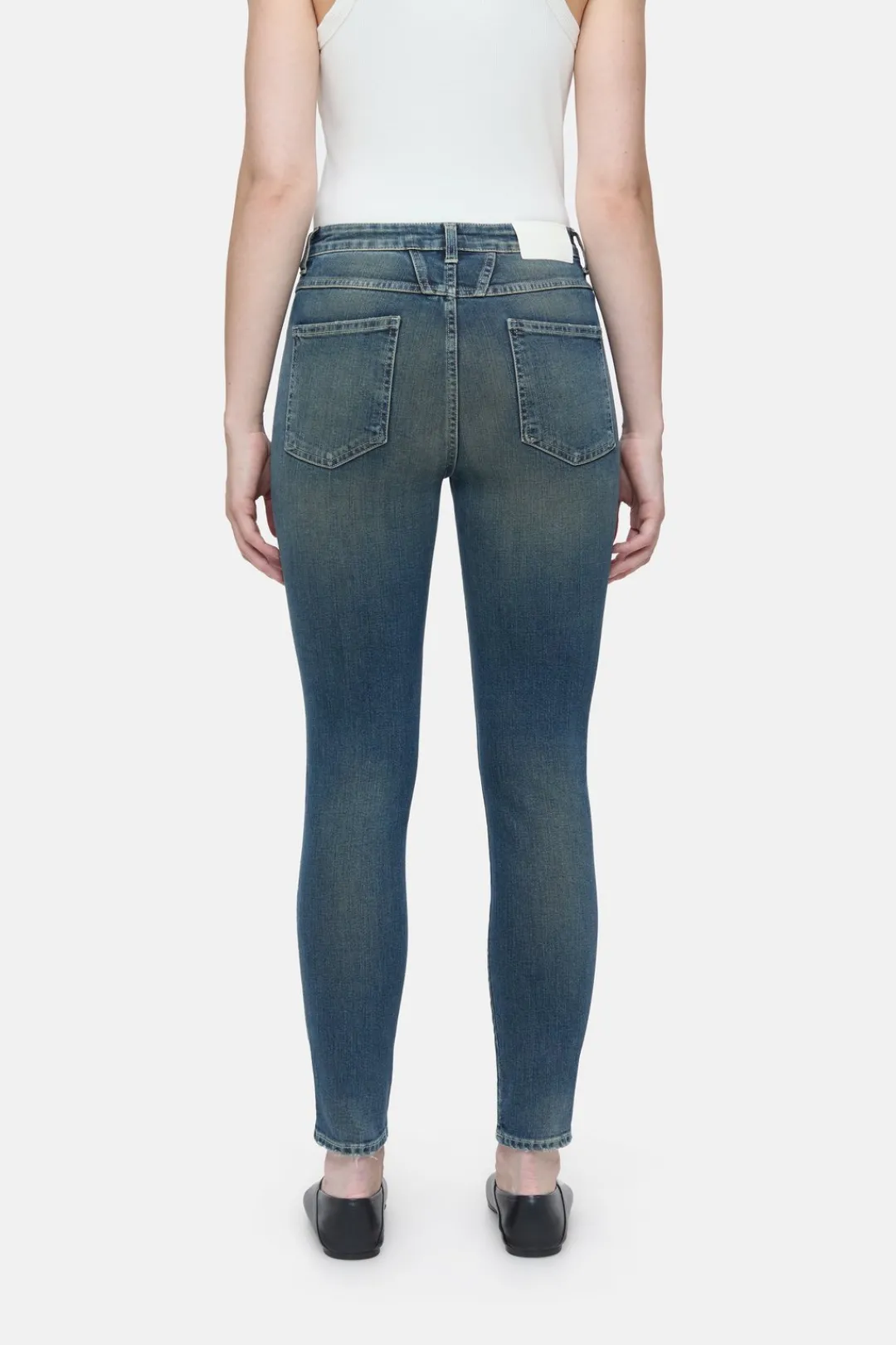 Closed Skinny Jeans - Style Name Skinny Pusher Mid blue Sale