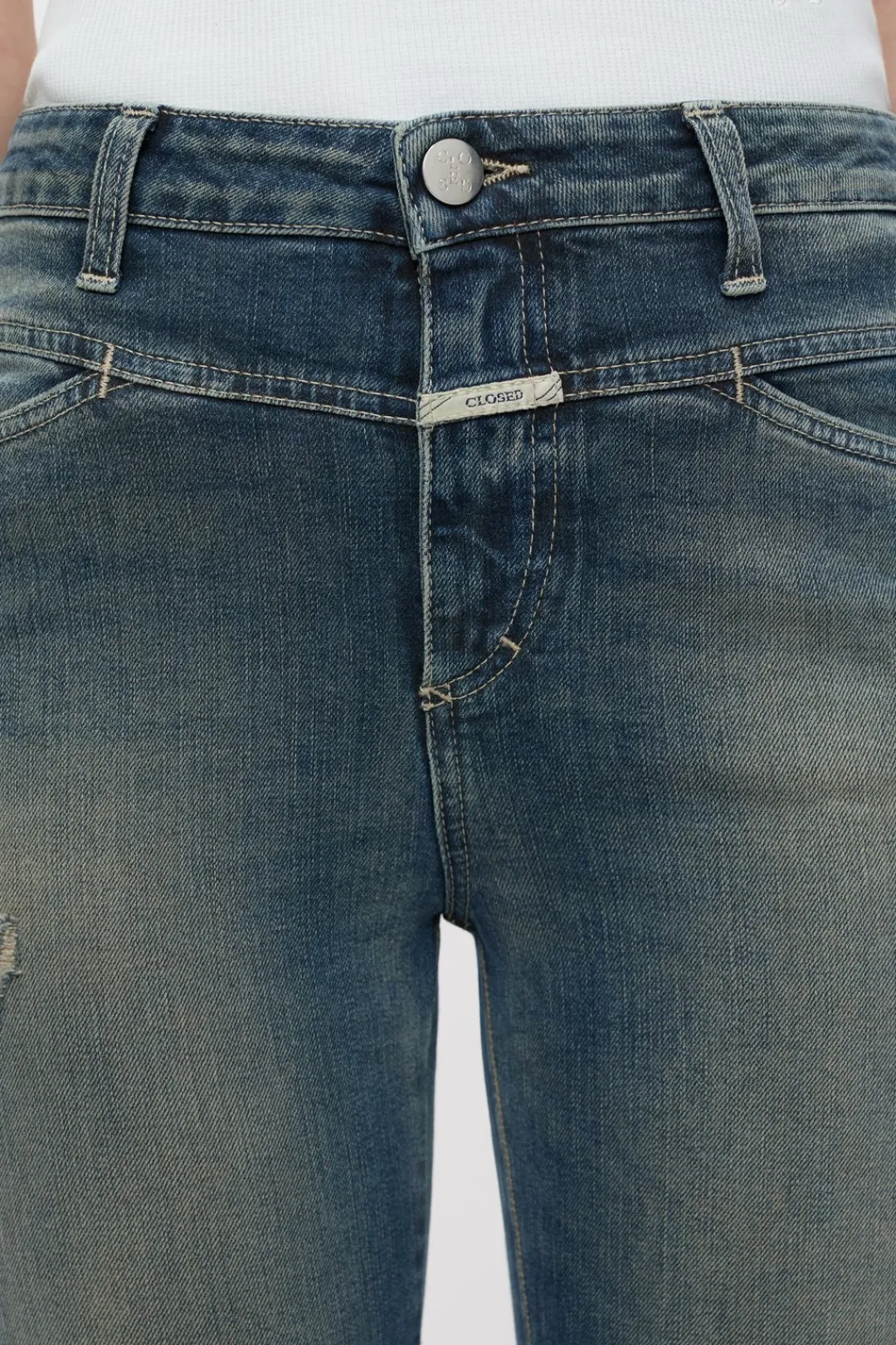 Closed Skinny Jeans - Style Name Skinny Pusher Mid blue Sale