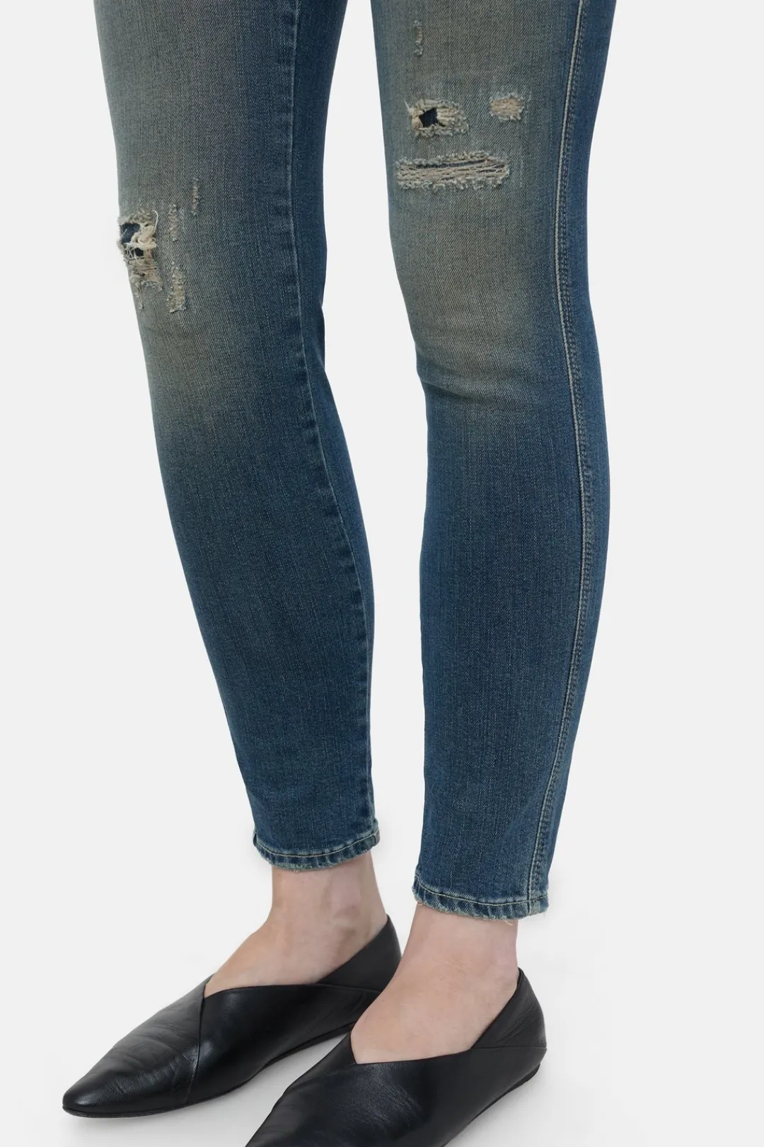 Closed Skinny Jeans - Style Name Skinny Pusher Mid blue Sale