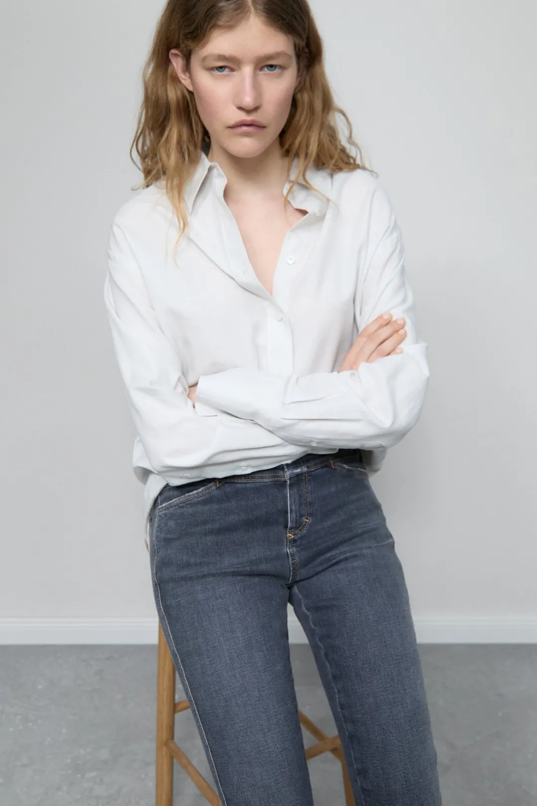 Closed Skinny Jeans - Style Name Skinny Pusher Dark grey Outlet