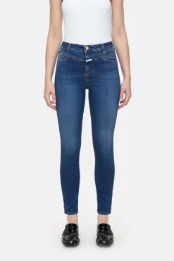 Closed Skinny Jeans - Style Name Skinny Pusher Dark blue New