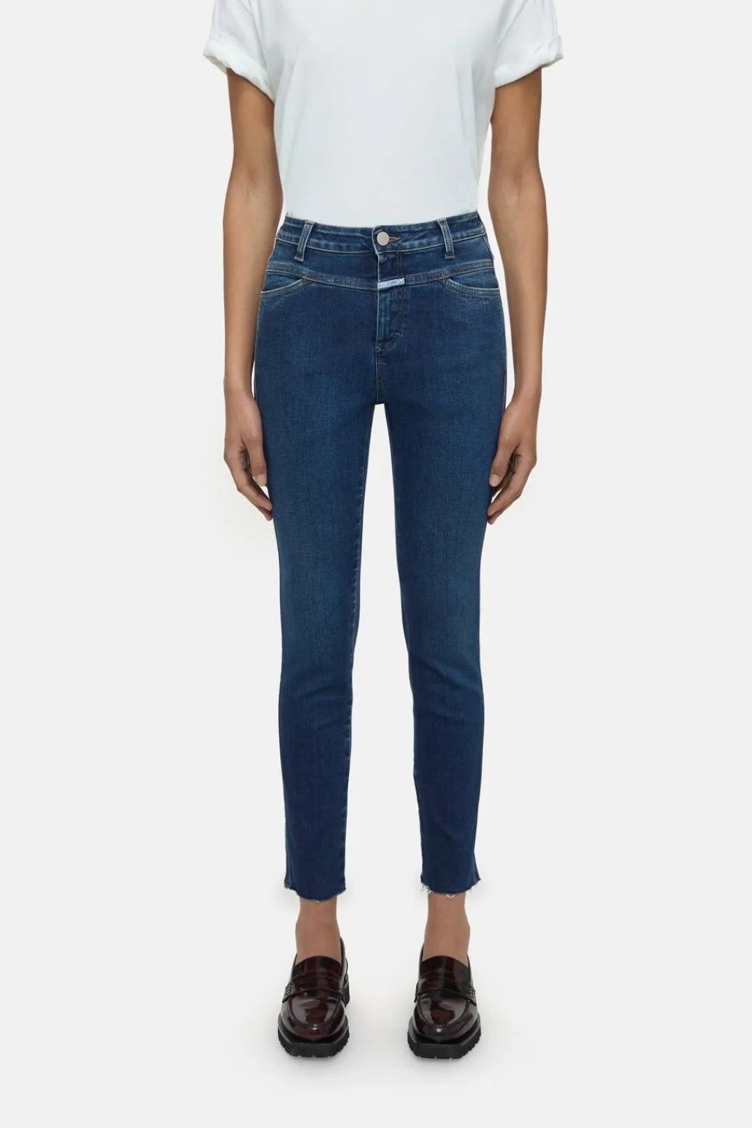 Closed Skinny Jeans - Style Name Skinny Pusher Dark blue Best