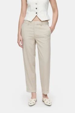 Closed Slim Pants - Style Name Auckley Pearl beige Online