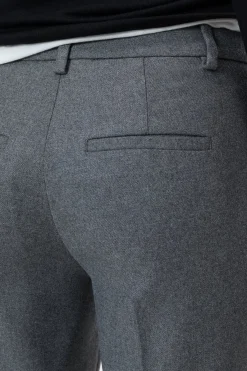 Closed Slim Pants - Style Name Sonnett Dark grey melange Online