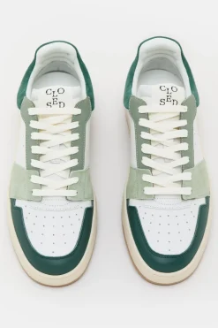 Closed Sneakers low made from leather Giada green