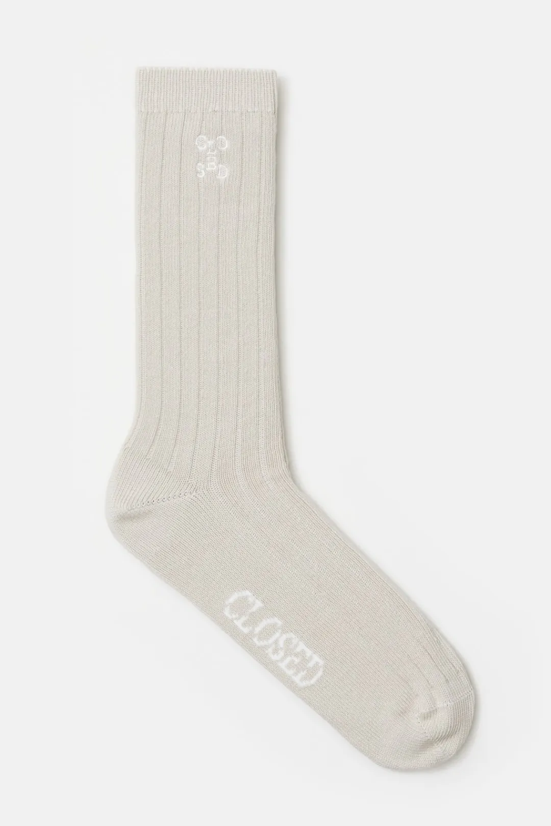 Closed Socks with logo Tonka beige New