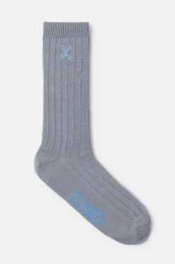 Closed Socks with logo Washed stone Online