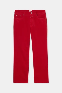 Closed Straight Pants - Style Name Milo Chili pepper red Online