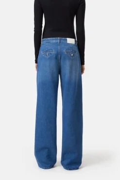 Closed Straight Pants - Style Name Jurdy Mid blue Sale