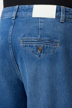 Closed Straight Pants - Style Name Jurdy Mid blue Sale