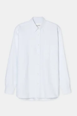 Closed Striped Oxford shirt Light sky blue Discount