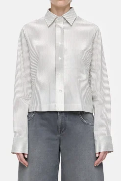 Closed Striped shirt blouse Ivory Hot