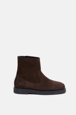 Closed Suede boots Ebony Sale