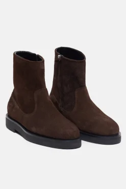 Closed Suede boots Ebony Sale