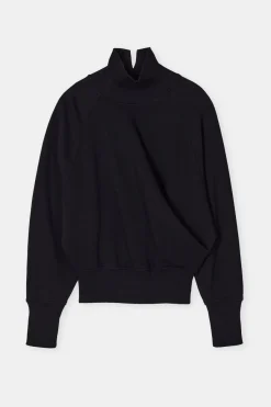 Closed Sweatshirt made from organic cotton Black