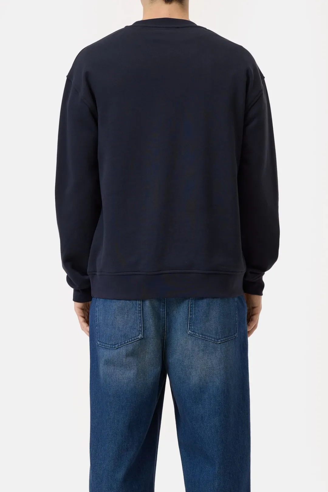 Closed Sweatshirt made from pure organic cotton Dark night Online